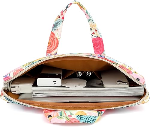 Miniatura 7 de Ezrelia Bolsa de hombro para laptop de 15-15.6 pulgadas, para MacBook Pro 16, HP Lenovo Dell 14 pulgadas impermeable bolsa de mensajero funda