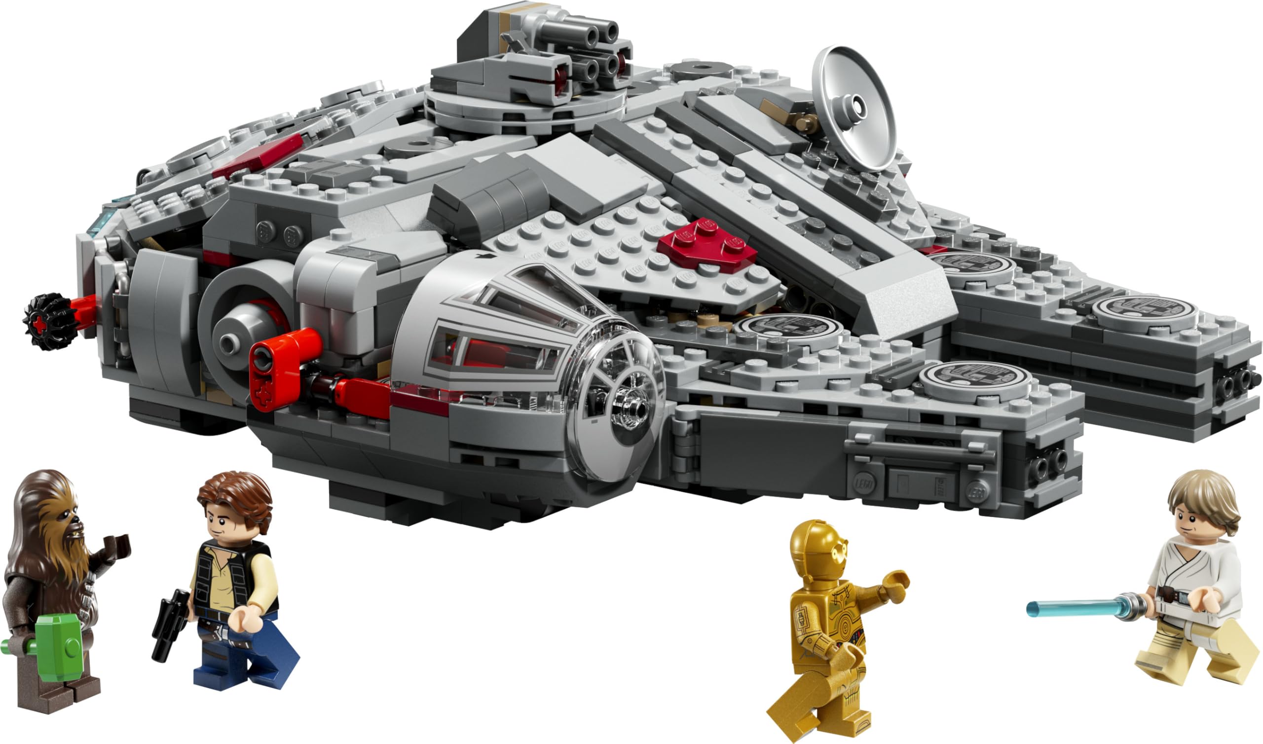 LEGO Star Wars 75426 SMART Play: Millennium Falke Modell - Kompatibles Interaktives Spielzeug inkl. 4 SMART Tags und 4 Minifiguren - Geschenkidee für Jungen und Mädchen ab 9 Jahren und erwachsene Fans