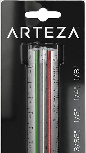 Miniatura 7 de Reglas metálicas graduadas para dibujo técnico