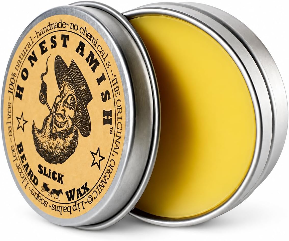 Slick Beard Wax - All Natural and Organic - 2 ounce