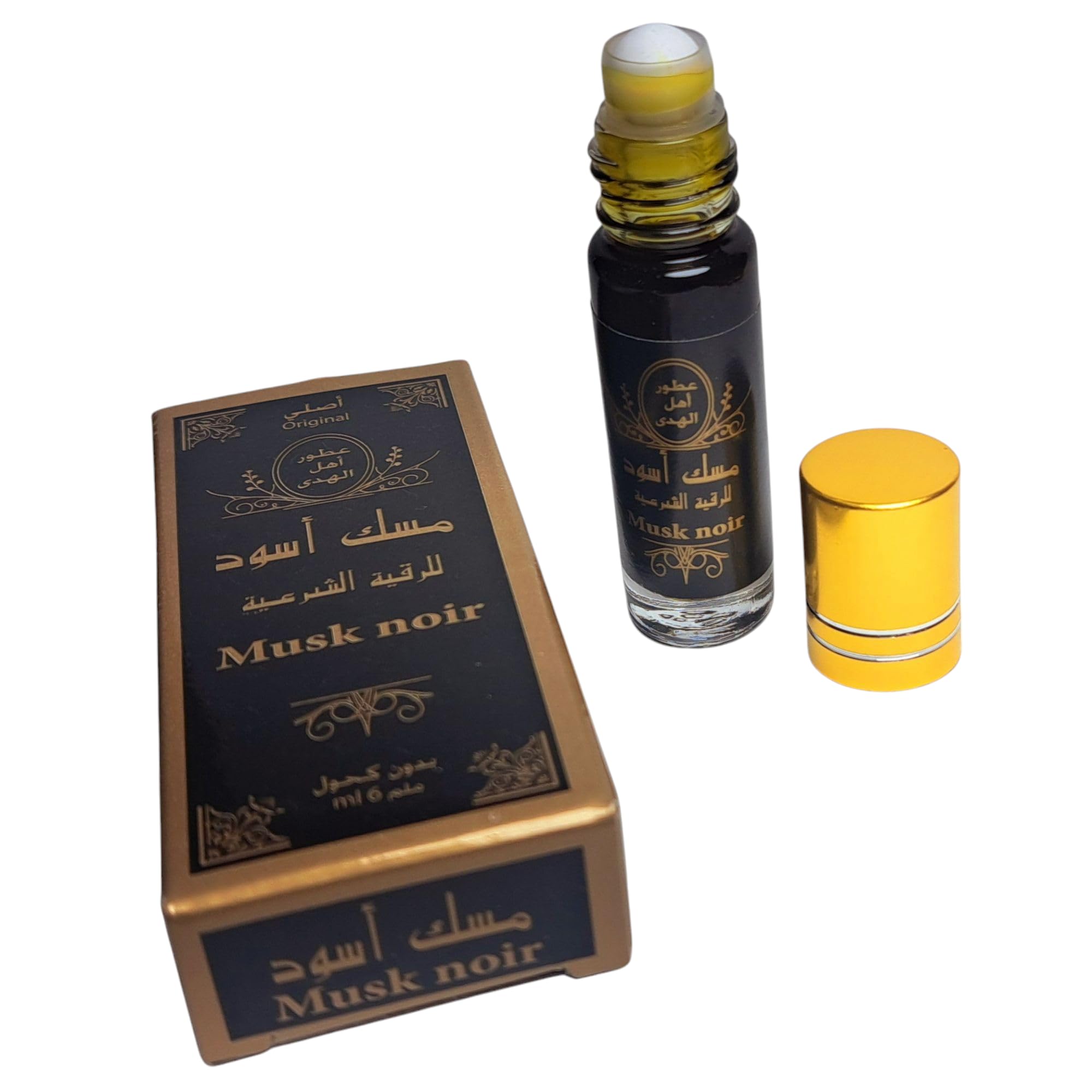 Aceite de Almizcle Negro de 6 ml, Perfume Árabe MUSK NEGRO