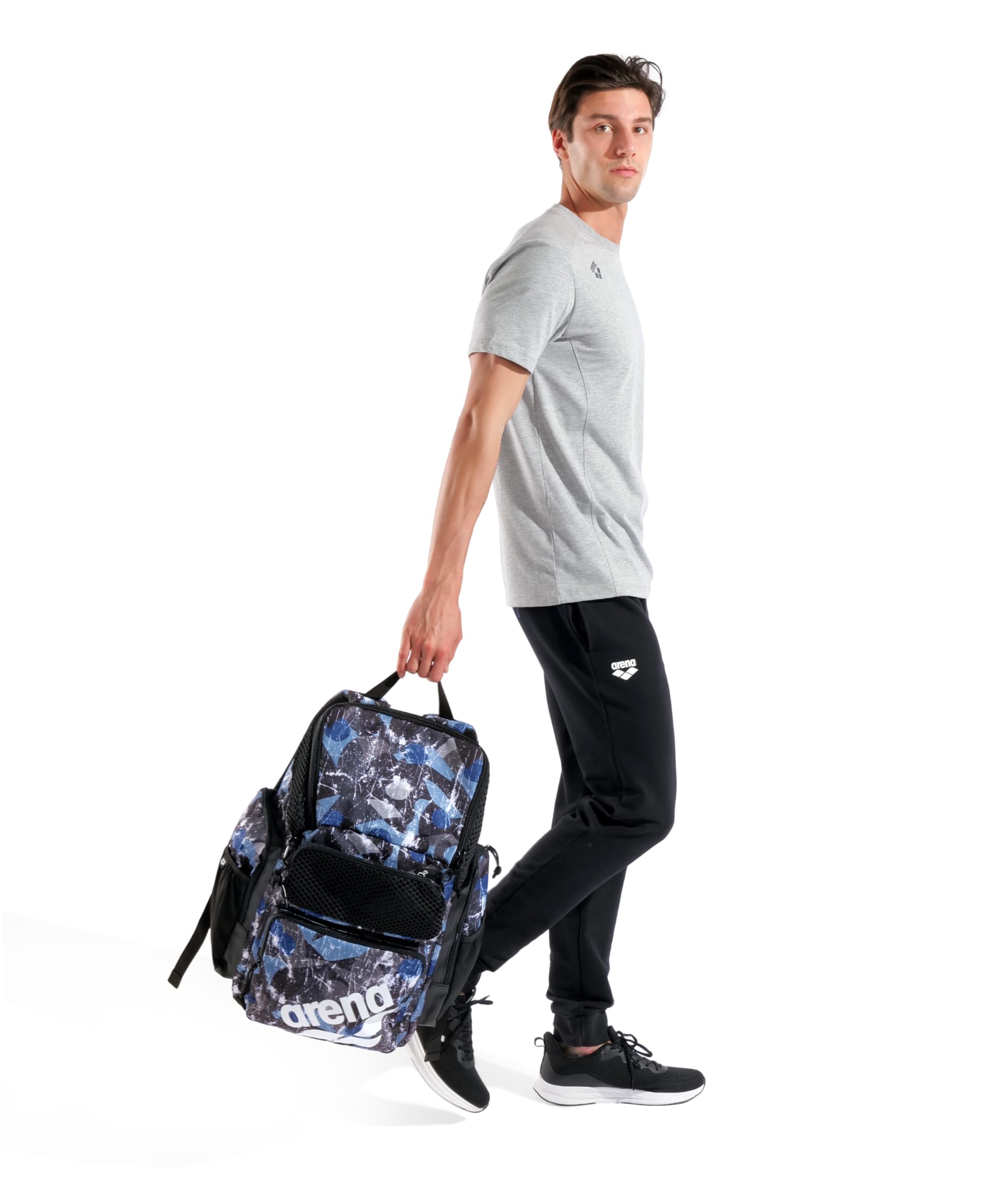 ARENA One Go Schwimm-Sportrucksack, Reise, groß, Sportausrüstungstasche, 45 Liter