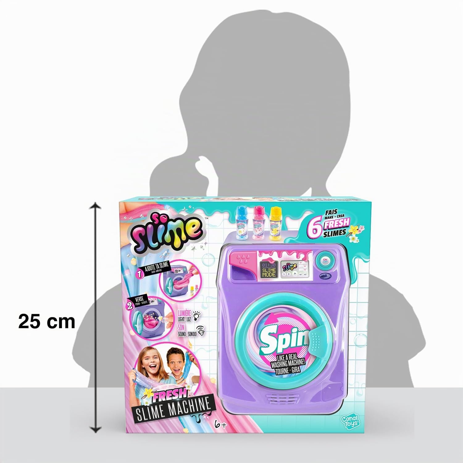 Canal Toys -La lavatrice di Slime-So Fresh-SSC 244, Viola