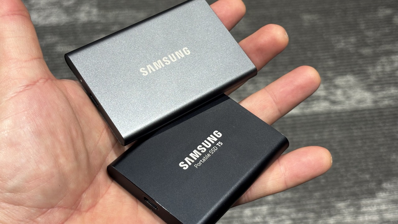 Watch Comparison - New Samsung SSD T7 vs. Older T5 on Amazon Live