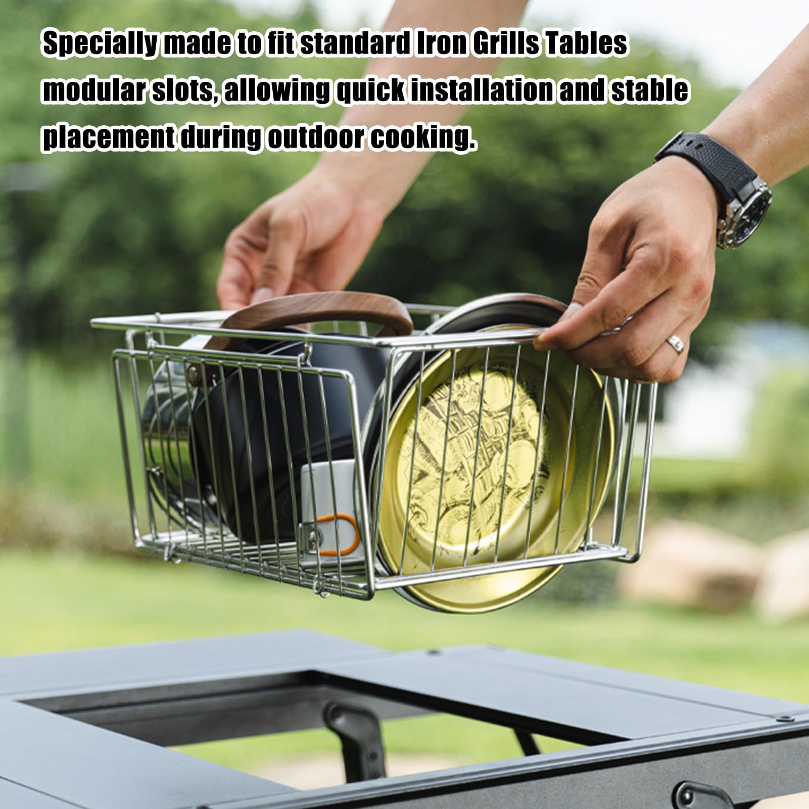 Stół do grillowania ze stali nierdzewnej nizer składany akcesoria zewnętrzne na kemping nics wędkarstwo tial grill i kuchnia Sto Solut