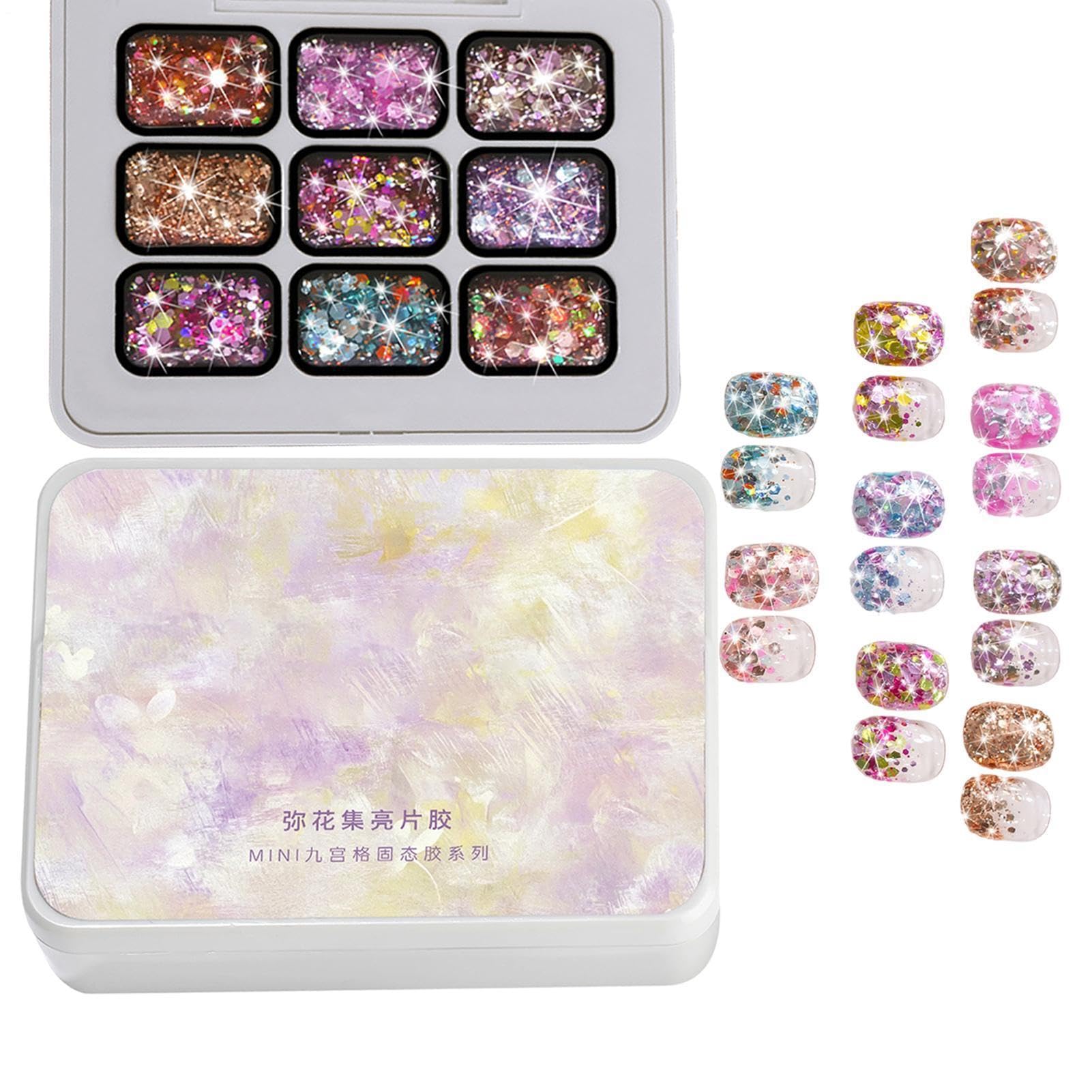 Paleta de gel para uñas y pintura de manicura de larga duración para salón y hogar 8