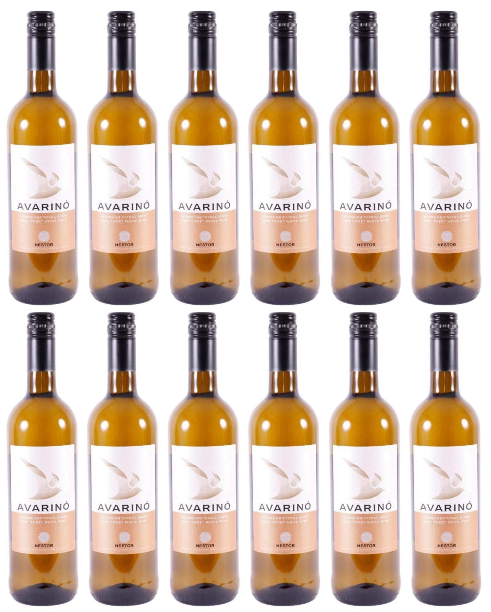 Imiglykos Avarino weiß 12x 0,75l Nestor Wines | Lieblicher Weißwein aus Griechenland | 11,5% Vol.