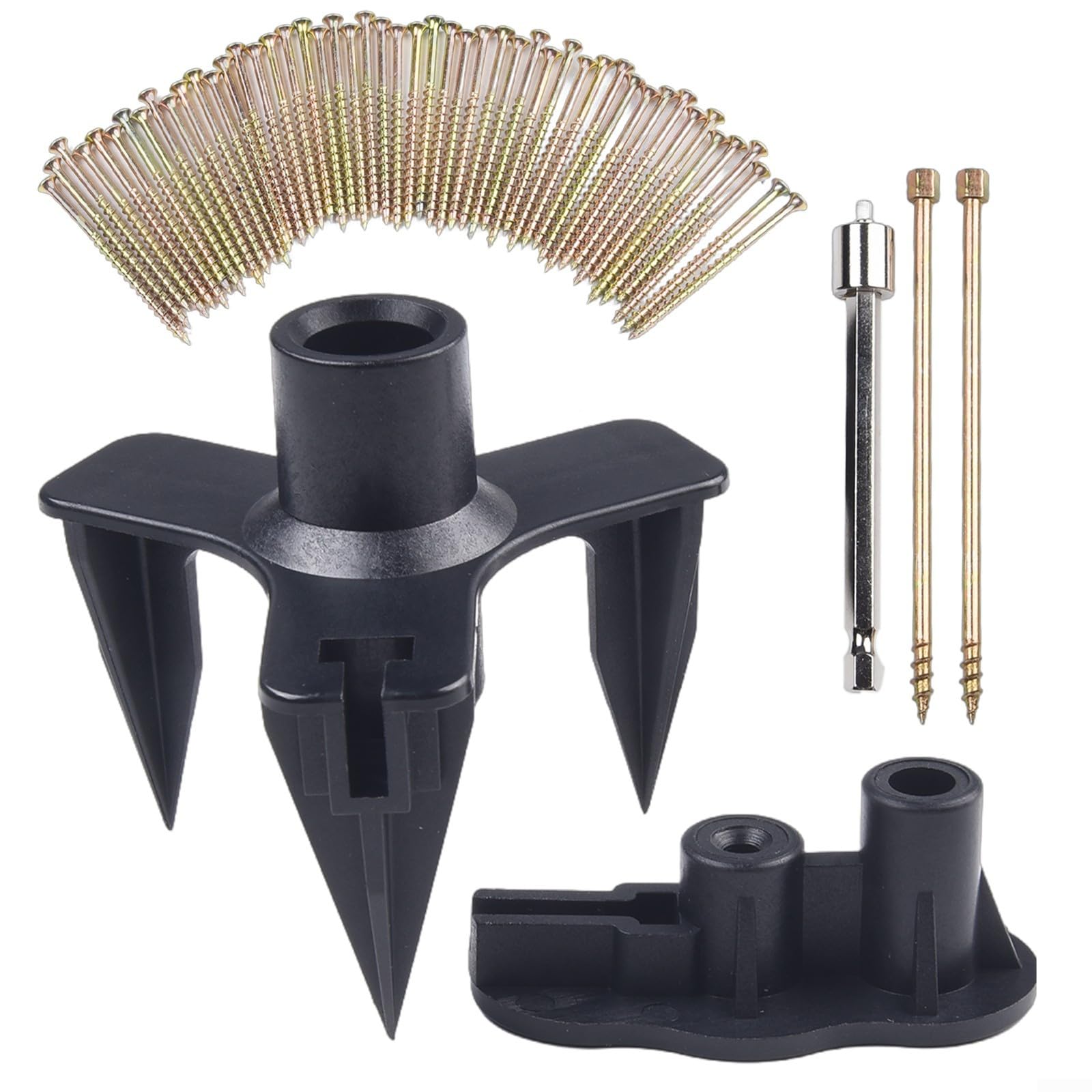 Squeaky Floor Repair Kit for Wood Vinyl Hardwood Linoleum - 50 Screws 5 Tools Set to Fix Noisy Floors in Home Office