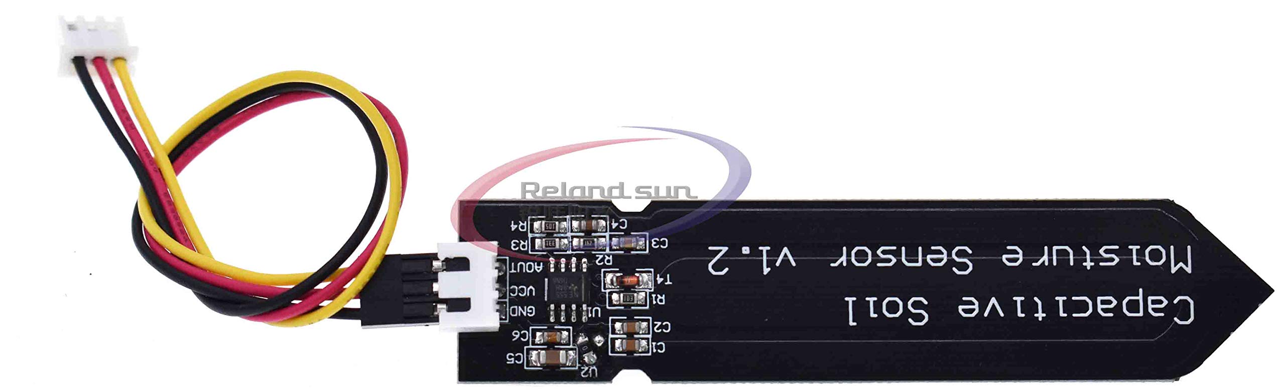 Capacitive Analog Soil Moisture Sensor, 3.3~5.5V Corrosion Resistant with Gravity 3-Pin Interface for Arduino Raspberry