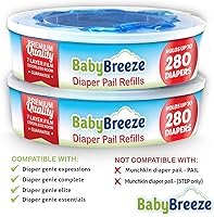 Vista 2 de Bolsas de repuesto para cubos de pañales compatibles con el sistema de eliminación de pañales Playtex Diaper Genie – 560 unidades (paquete de 2)