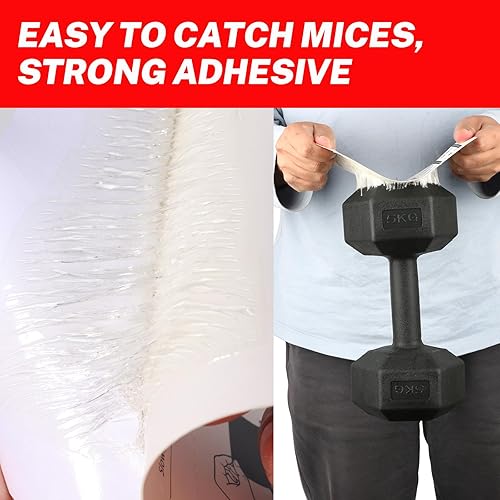 Miniatura 2 de Trampas adhesivas para ratones pegajosas para interiores para el hogar, pegamento adhesivo para insectos para atrapar bichos, ratas, roedores no