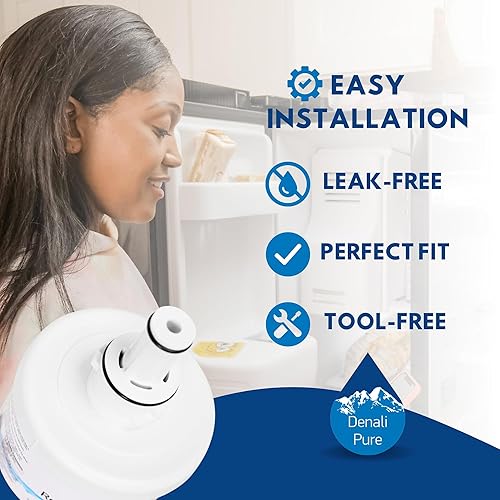 Miniatura 7 de Paquete de 2 filtros de agua de repuesto para refrigerador Samsung RF266AEBP/XAA – Compatible con Samsung DA29-00003G, Samsung DA29-00003B, Samsung