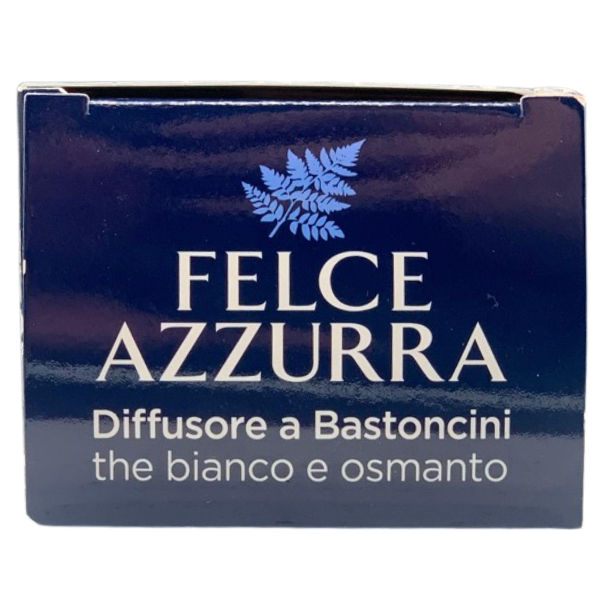 Felce Azzurra Diffusore Ambiente a Bastoncini, Fragranza THE BIANCO E OSMANTO, Formato 120ml + Ricambio 10 Bastoncini Per Diffusori Neri (6 Unità + Bastoncini)