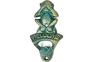 5.7" Funny Monkey Shaped Bottle Cap Opener Wall Mounted for Home Kitchen Bar Garage