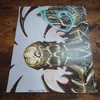 ネクロポーテンス / Necropotence アートプリント おまけ付き Amazon.co.jp: MTG《ネクロポーテンス/Necropotence》Mark Tedin