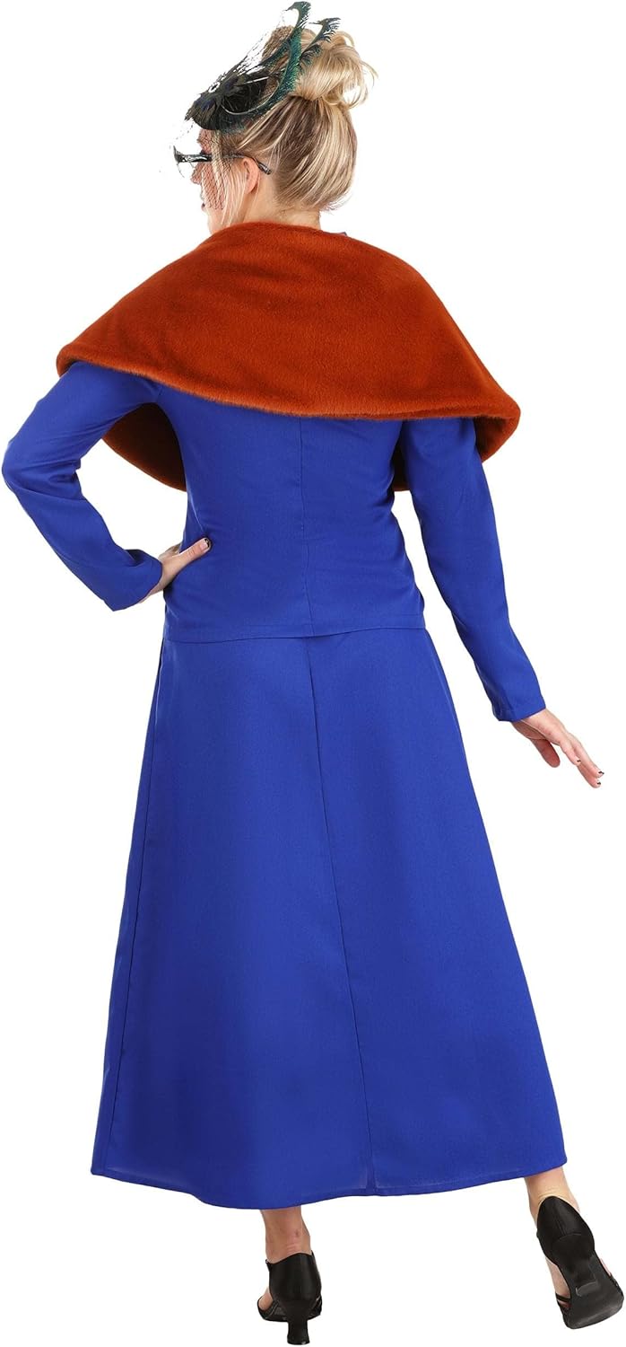 Women's Mrs. Peacock Clue Costume - Jacket, Skirt, Shrug, Hat, and Character Card