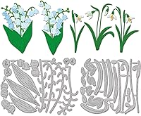 Vista 8 de GLOBLELAND Troqueles de corte de flores de cerezo para hacer tarjetas, flores, corte de rama, troqueles para bricolaje, álbumes de recortes, diario