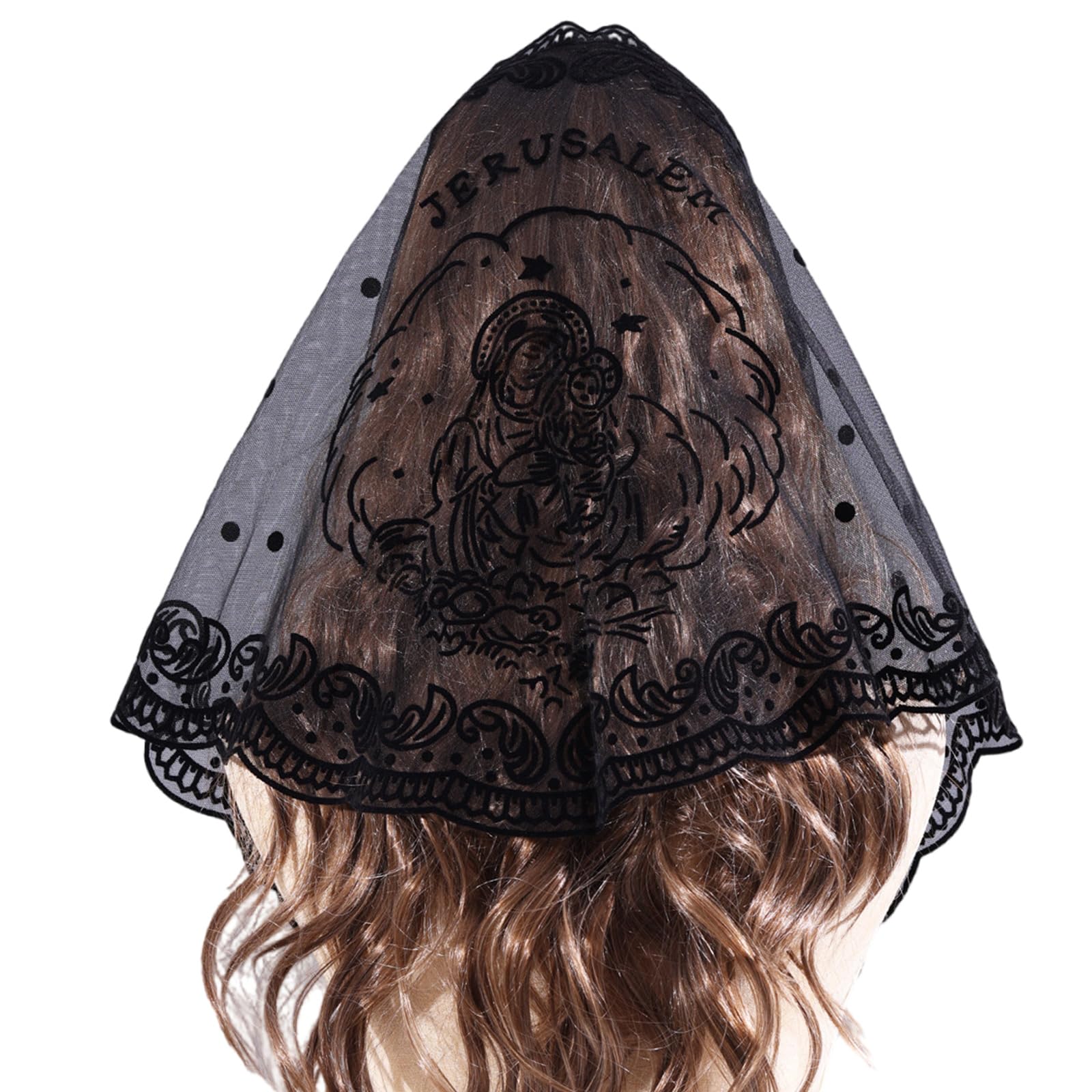 MICFENY Eye Catching Unisex Scarf With Practical Easy Care Fabric Convertible To Shawl Headwear Lightweight Travel Scarf