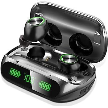 【令和2年人気モデル登場】Bluetooth イヤホン ワイヤレスイヤホン Bluetooth5.0第三世代 瞬時接続 LEDディスプレイ電量表示 ブルートゥースイヤホン 大容量充電ケース付き 長時間連続駆動 ステレオ高音質 AAC対応 ノイズキャンセリング 音量調整可 Type-C充電 IPX7防水 左右分離型 ios/iPad/Android対応