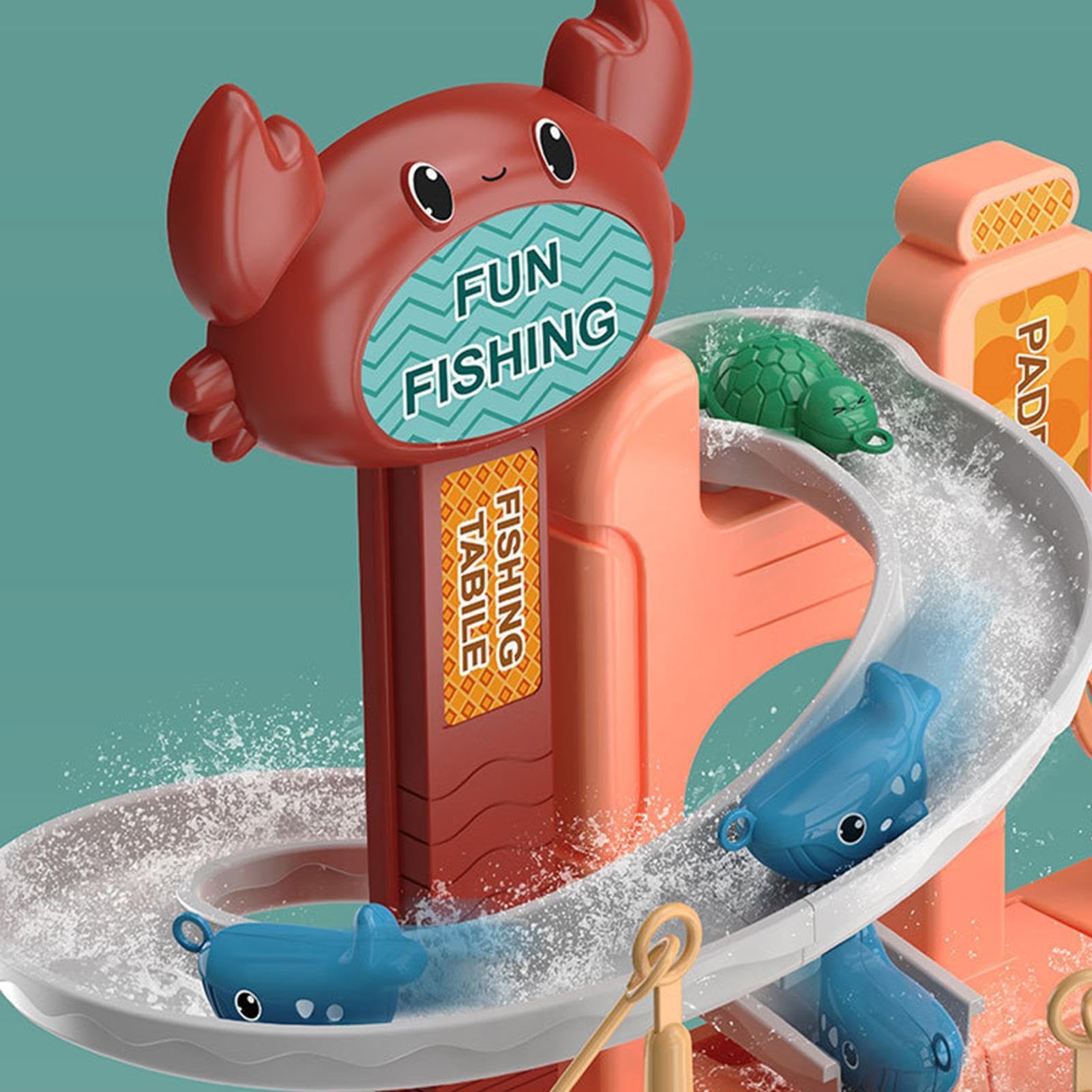 Tavolo Acquatico Da Esterno Di Pesca Estivo | Di Pesca Per Bambini Per L'Età Prescolare Giardino Patio Spiaggia Campeggio Asilo Casa Bagno Sala Giochi Vacanze Compleanno