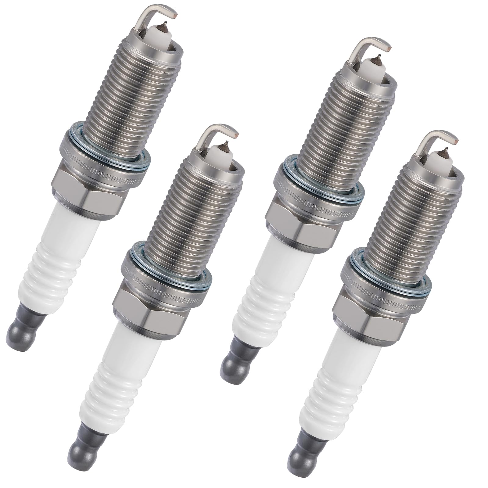 BDFHYK 5018 Iridium Spark Plugs Compatible with Chrysler compatible with Dodge for Fiat for Hyundai for INFINITI 2.0L 2.5L 4.0L L4 V6 Replacement for LFR5AGP Set of 4