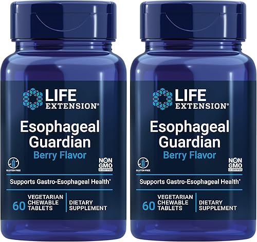 Miniatura 10 de Life Extension Guardián esofágico, ácido algínico, bicarbonato de potasio, obtén un alivio duradero de la angustia gástrica, vegetariano, sin OMG