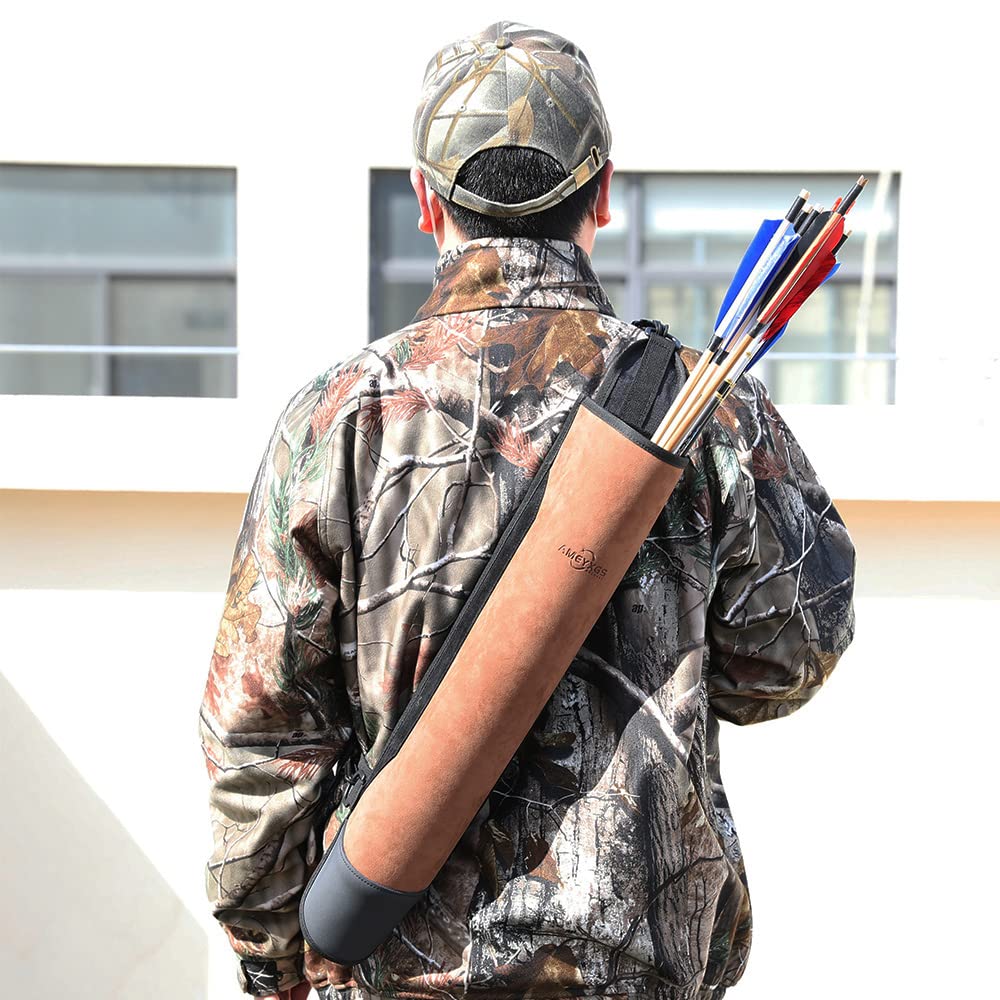 Carquois En Tissu Oxford Pour Flèches - Portable à La Ceinture, Idéal Chasse à L'arc Et Tir Sportif