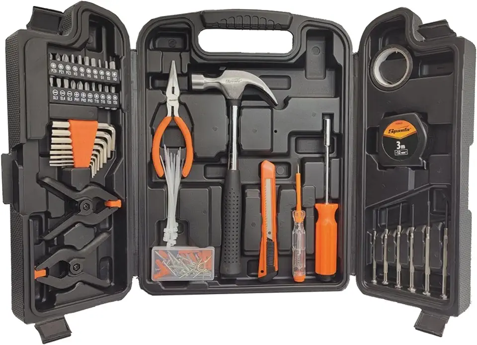 Jogo de Ferramentas Profissional Sparta, Maleta com 129 Peças