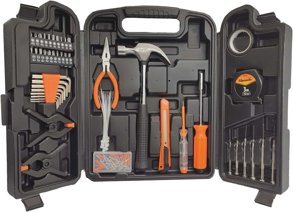 Jogo de Ferramentas Profissional Sparta, Maleta com 129 Peças