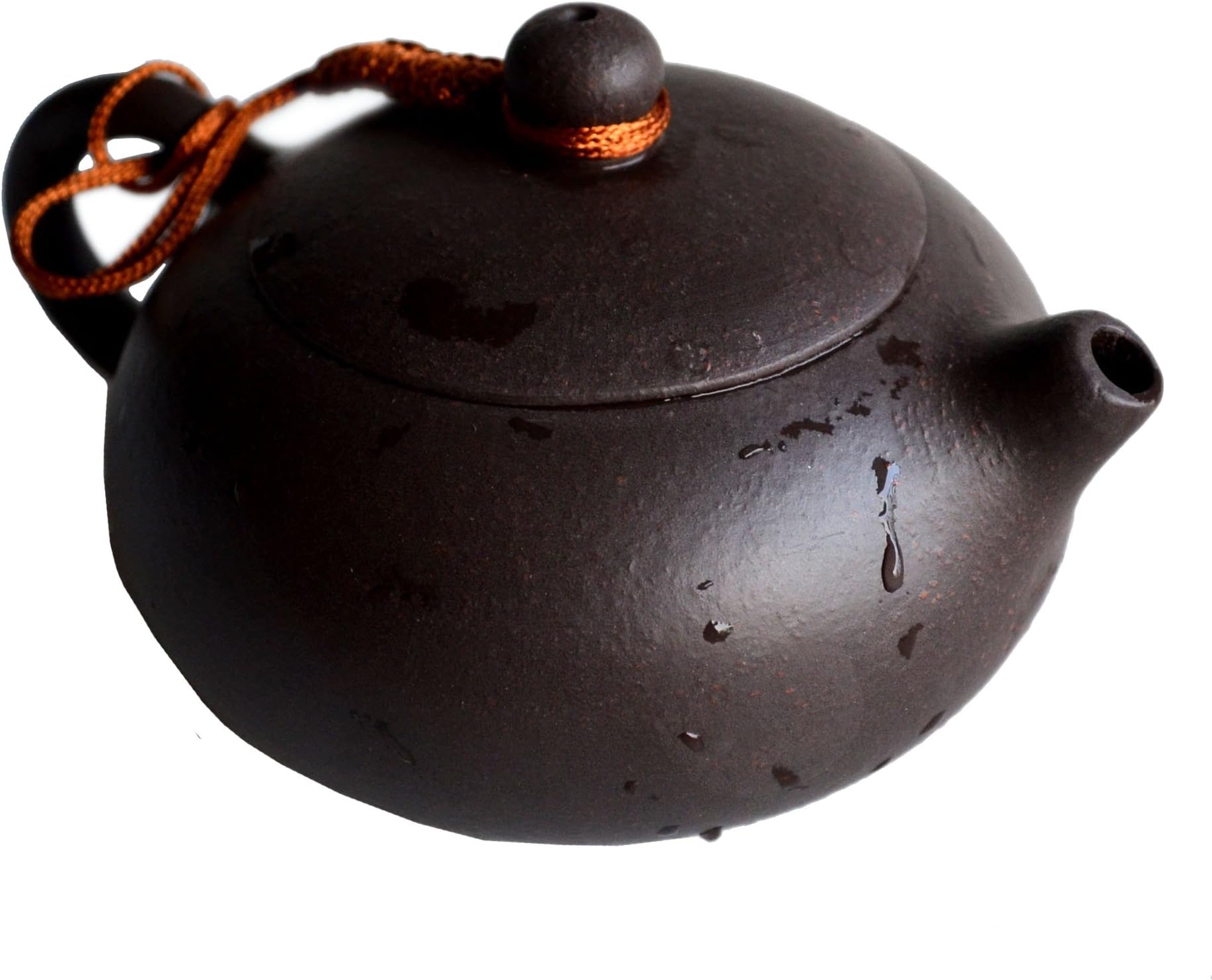 YXHUPOTTeapot Chinese Yixing Genuine Black Sand Heijingan Tea Xishi Pots (6.8oz/200cc)
