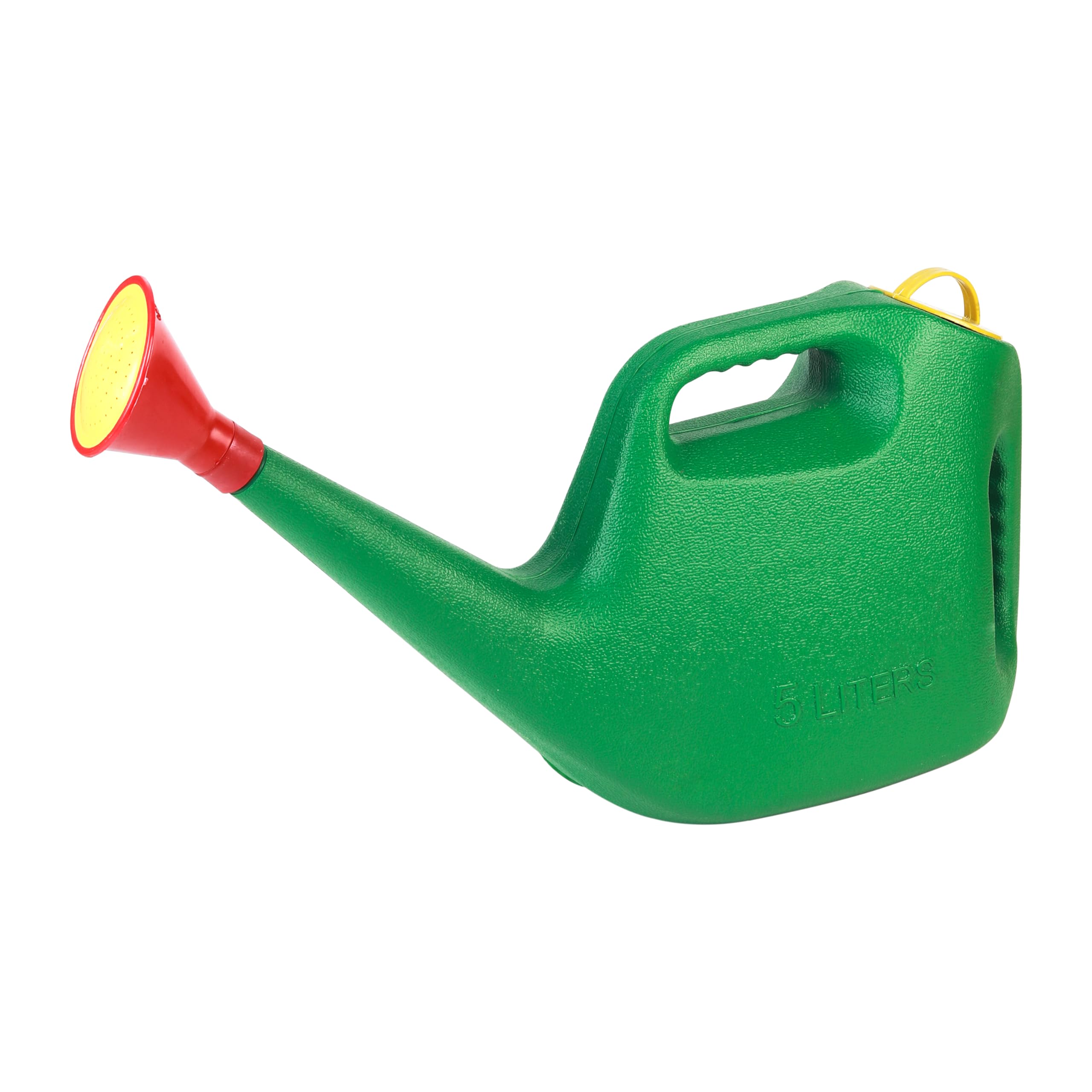 Klassic Watering Can (5L) | Plastic Green Water Can with Sprayer for Plants/Garden | Indoor Outdoor Watering Shower Can | Sprinkler for Plants | Watering Hand Bottles for Garden | Water Spray Can