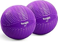Vista 29 de Yes4All - Bolas de tonificación con peso para ejercicio, bolas medicinales suaves para ejercicio, pilates, yoga, equilibrio, flexibilidad, 2-10