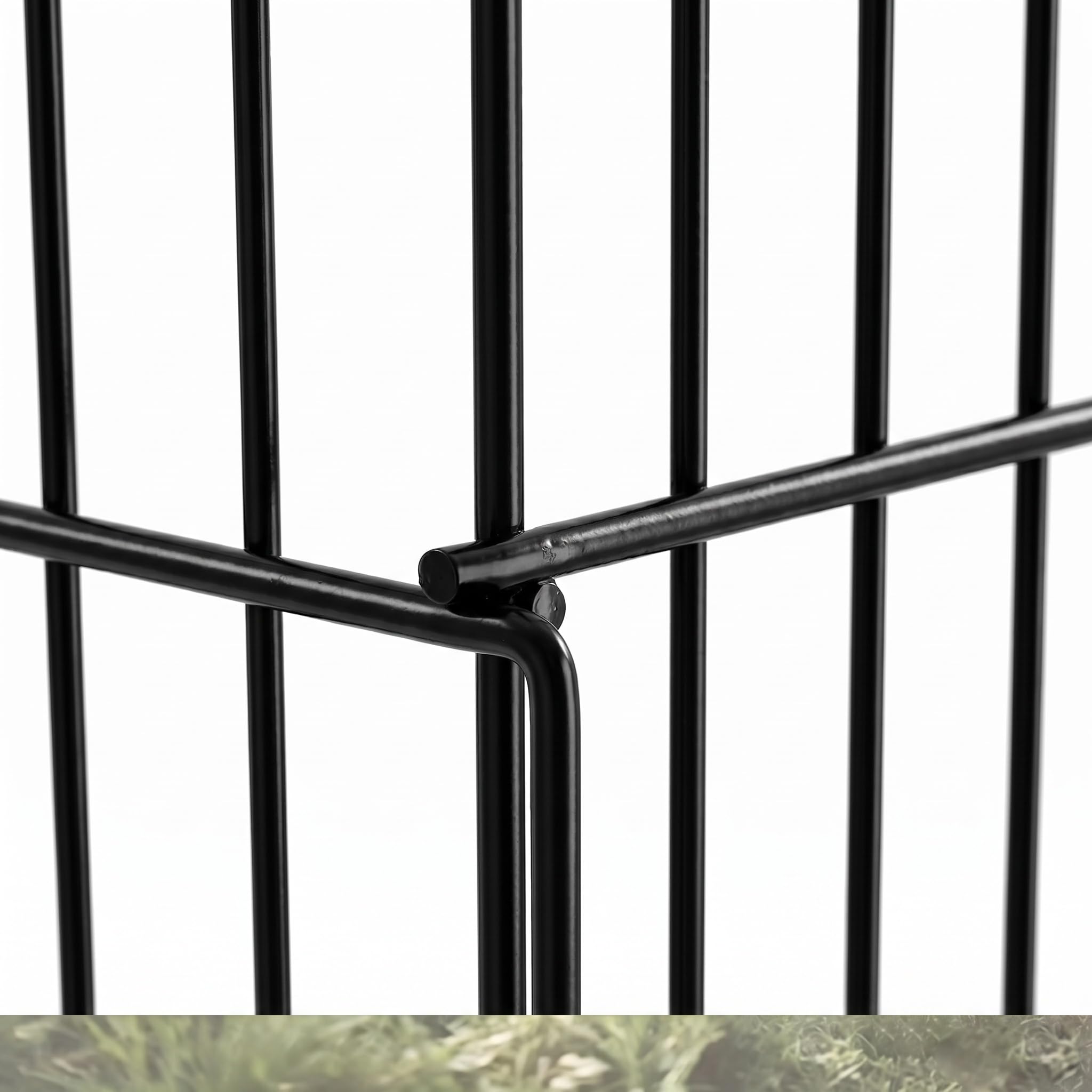 Metalowy kurnik, obudowa 182 cm z pokrywką, przenośna klatka dla drobiu do ogrodu, królików i innych małych zwierząt.