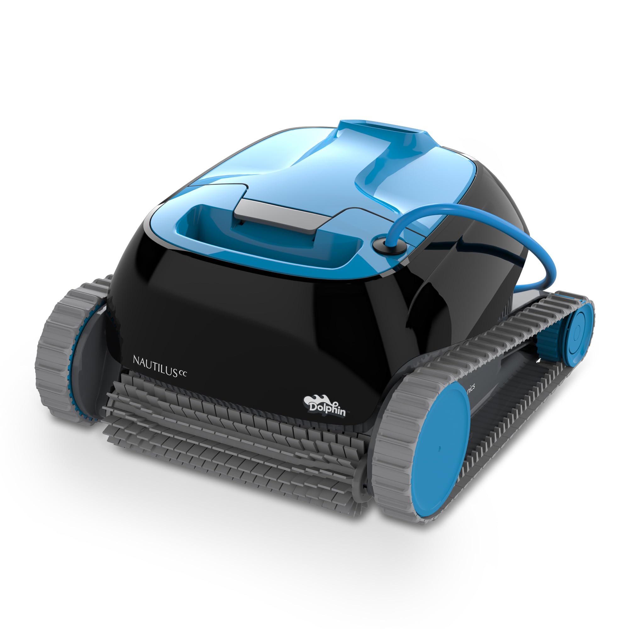 Dolphin Nautilus CC Robot Piscina Limpiafondos y Paredes para Piscinas Enterradas y Desmontables de 10m, Navegación Inteligente, Filtración Fina, Ahorro de energía