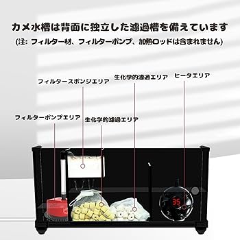 かめさん専用 亀飼育用水槽 カメ用水槽 大型カメ飼育ケース 亀水槽 大きい 亀