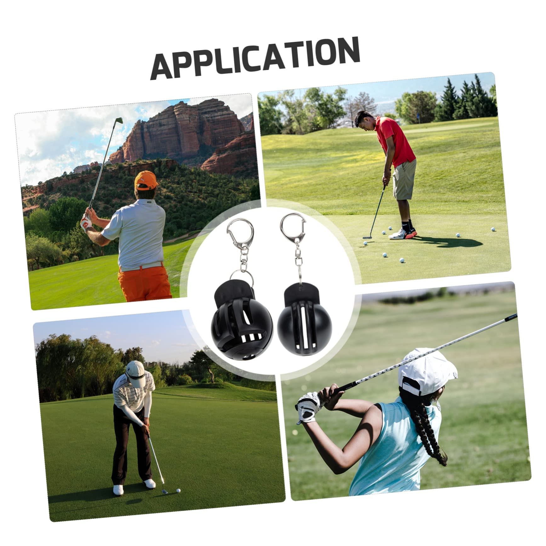 VANZACK Golf-Liner Kombinierte Kits Golf-Marker Golflinienmarkierung Golfball personalisiert Golfball Marker Golfball-Linienmarkierungswerkzeug Golfballmarker-Schablone Abs
