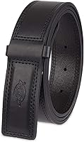 Dickies Men's Buckleless Leather Mechanic No-Scratch Work Belt - Snap-On Secure Fit