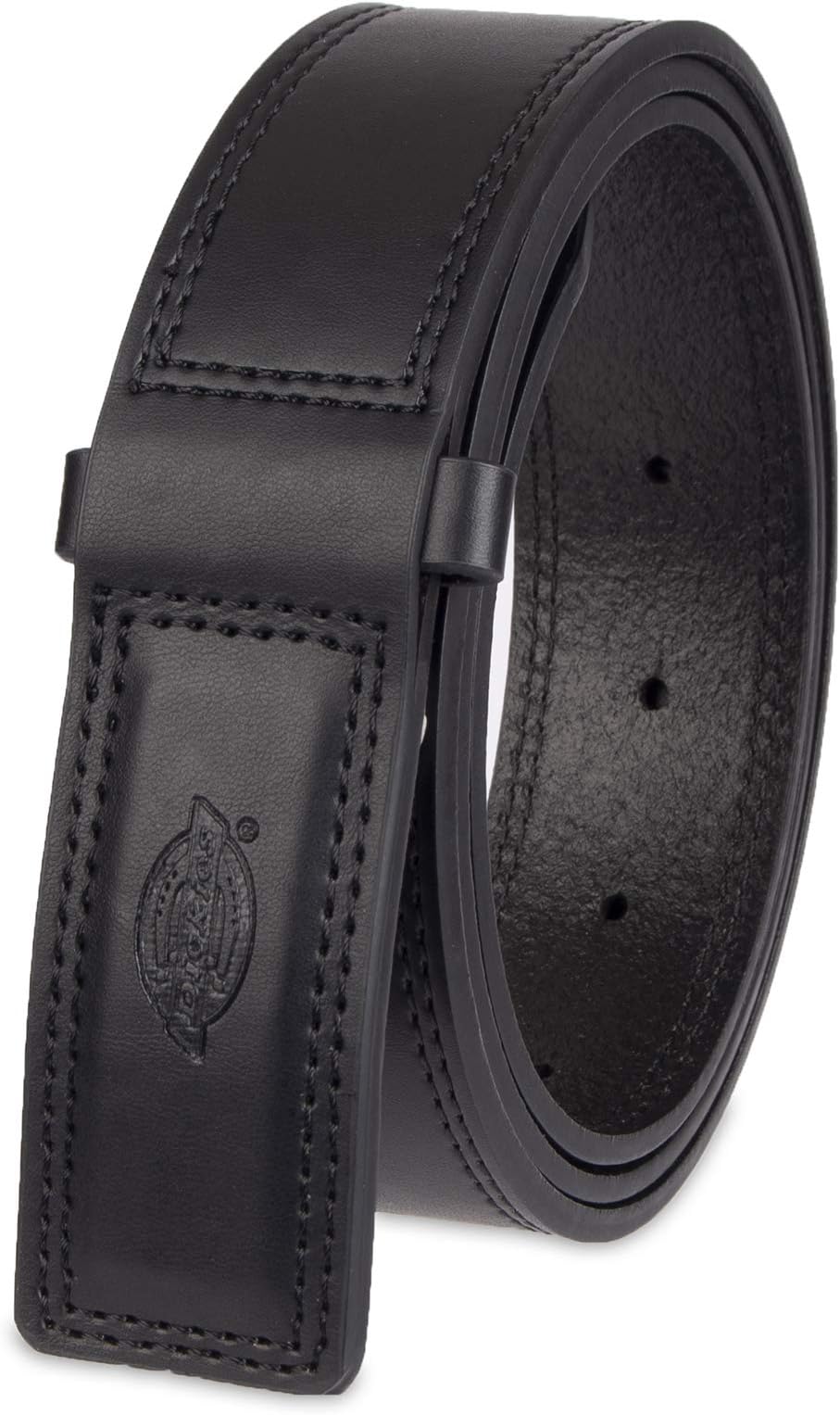 Men's Dickies Unisex Leather Mechanic No-Scratch Work Belt - Buckleless, Snap-On Belt