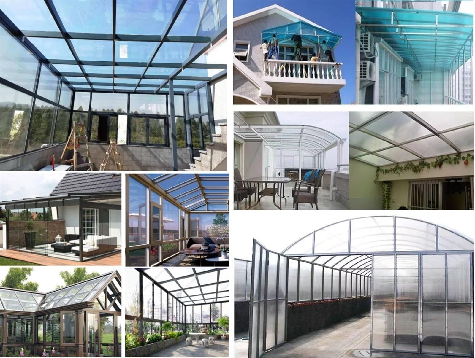Plaque Polycarbonate, Plaque Plexiglass Acryliques Transparentes, Plexiglass Plaque Transparent pour Marquise de Porte Exterieur Pergola Jardin Exterieur Serre Fenêtre Patio (Size : 0.6x1m)