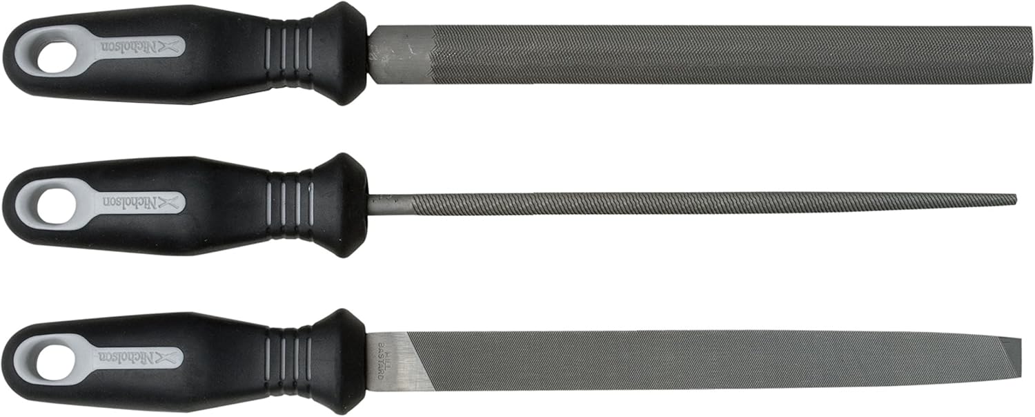 Nicholson 22018HN Deluxe File Set, 3-Piece