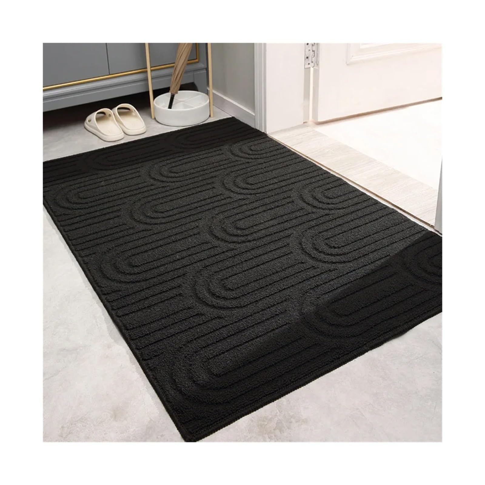 Tapis d'accueil extérieur intérieur anti-décoloration résistant saleté