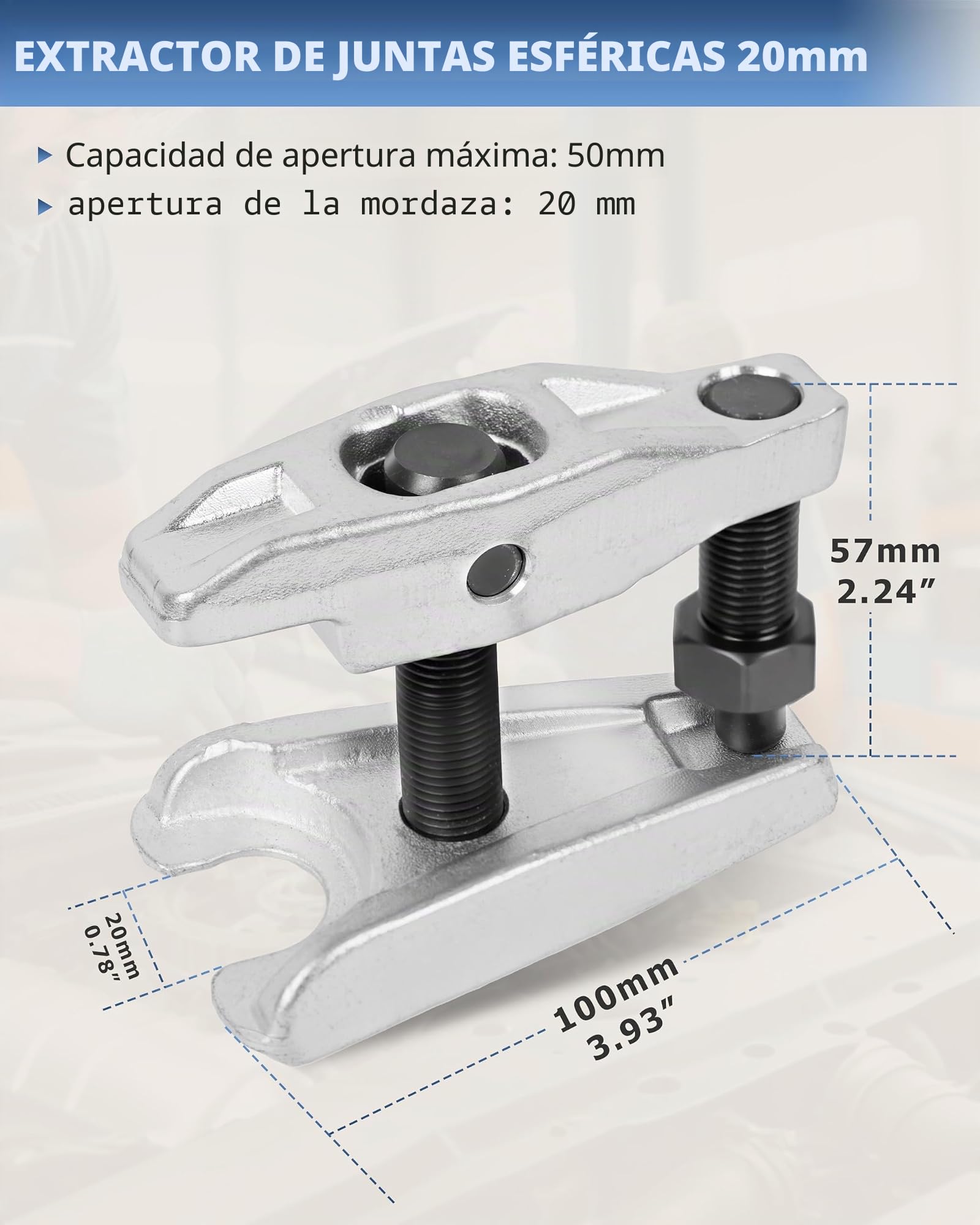 DAYUAN Juego de 3 piezas: extractor de rótula, extractor de terminal de dirección, extractor de articulación esférica, herramienta