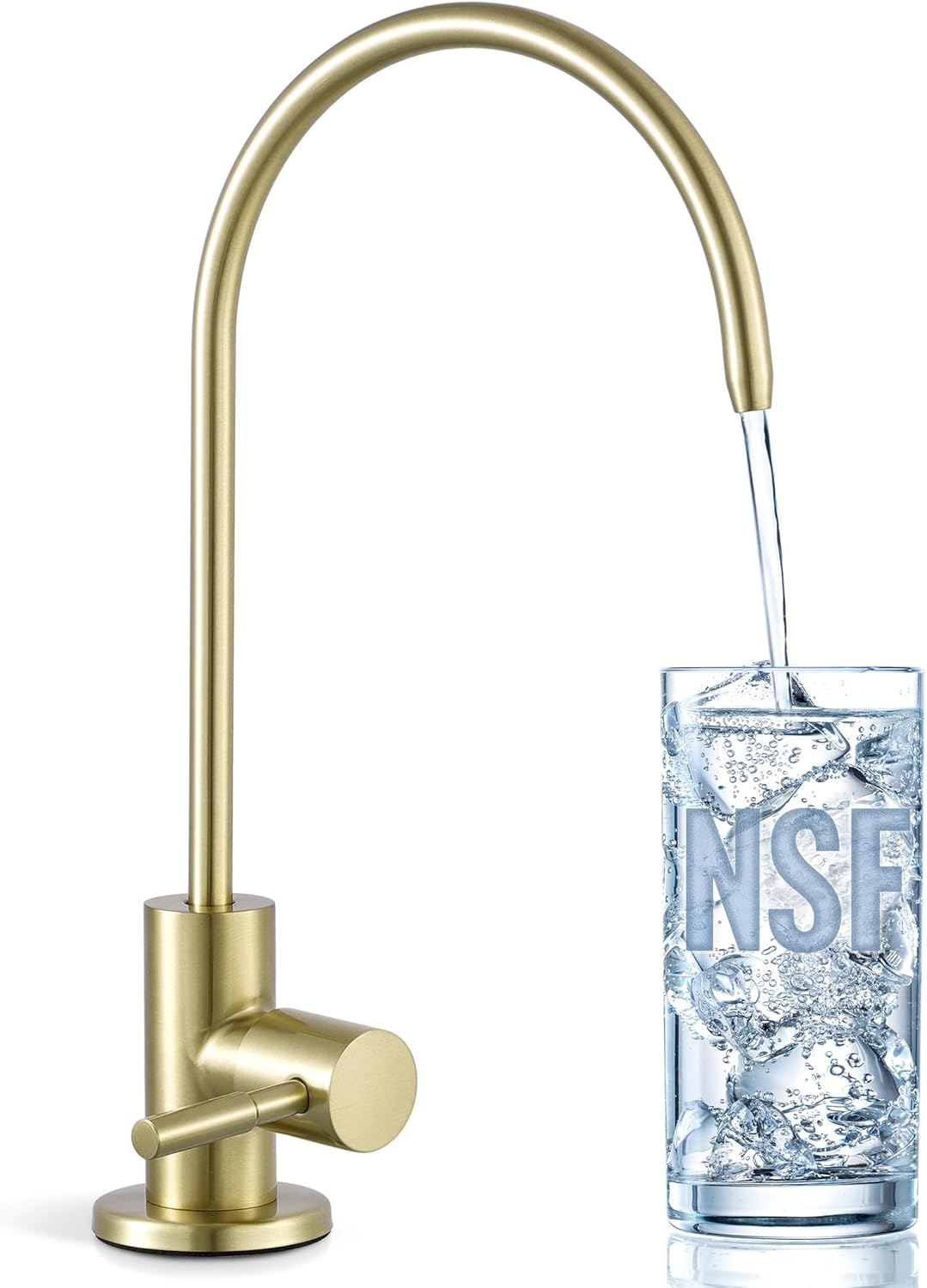 KES RO Faucet Water Filter Faucet 304 stainless brushed gold