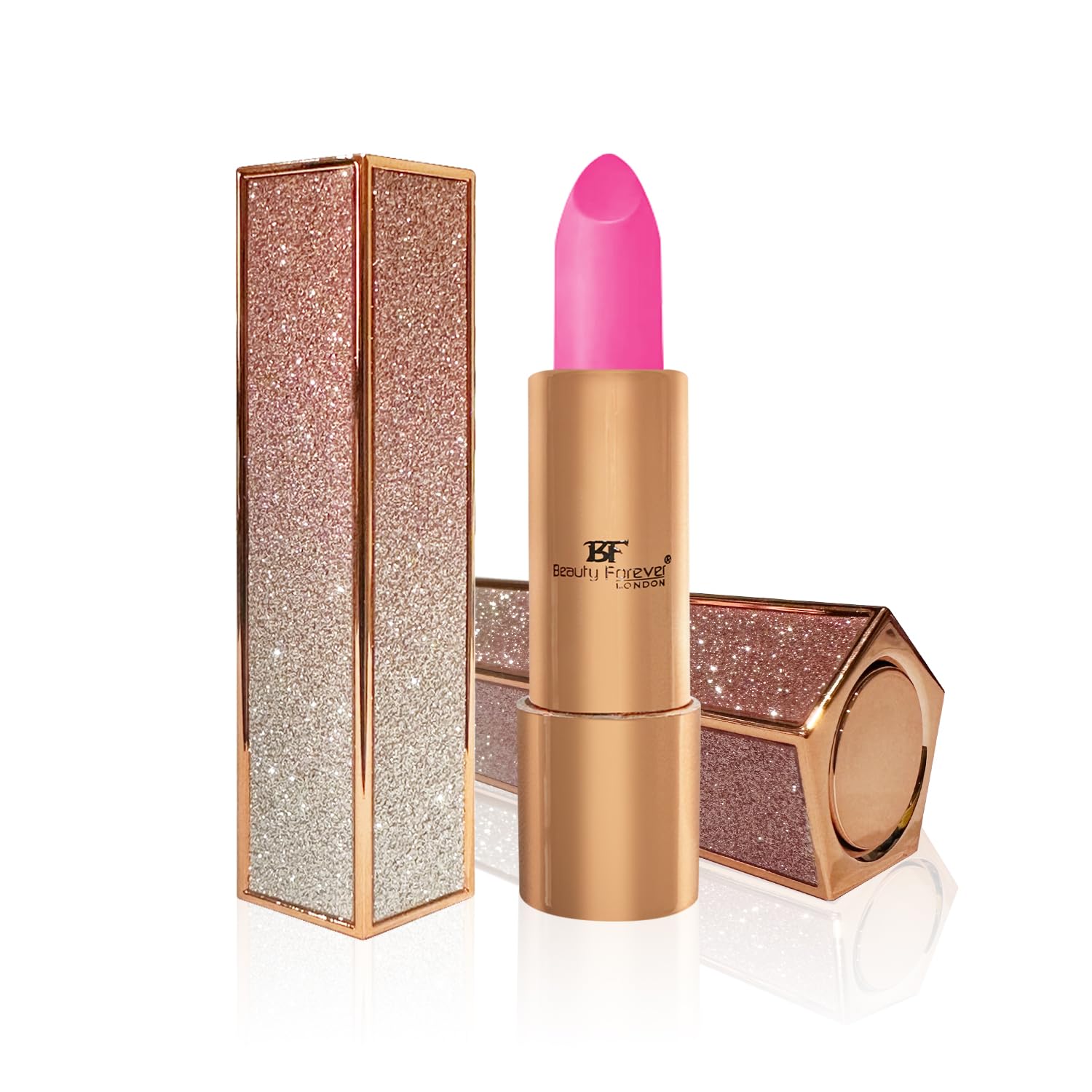 Beauty Forever Semi Matte Lipstick with Vitamin E, Plumping and Long Lasting, 3.6gms (592 Ballerina) - Image 2