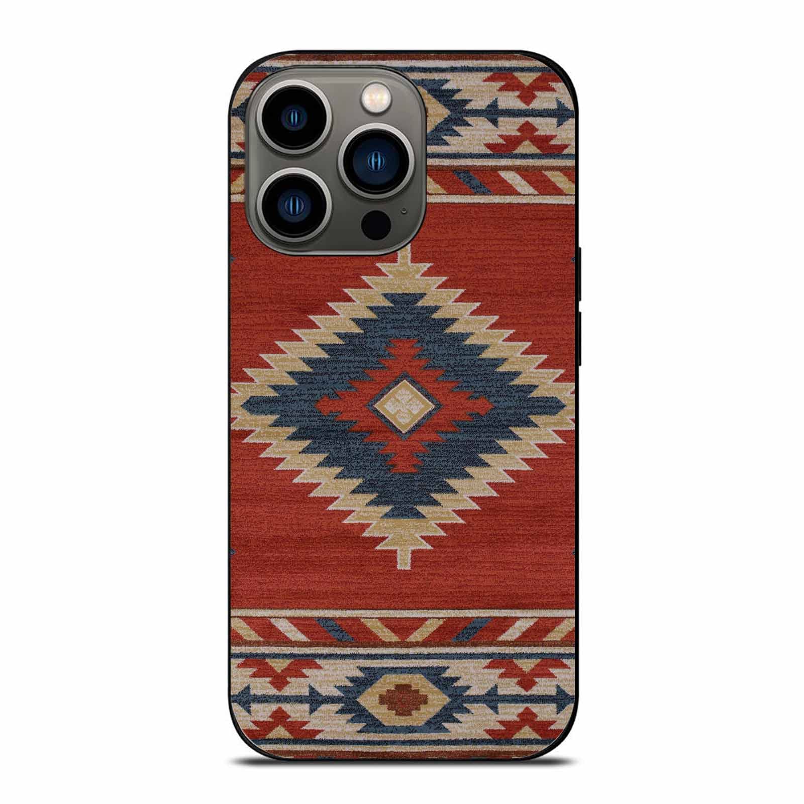 IBILIU Native American Cover Case Compatible with iPhone Southwest Native American Chevron Phone Case Compatible with iPhone 13 Pro Max 6.7 Inch Protective Case