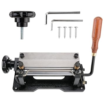 Manual Leather Skiver Paring Machine DIY Leather Peeling Tools 6" Cutting Blade Shovel Skin Machine