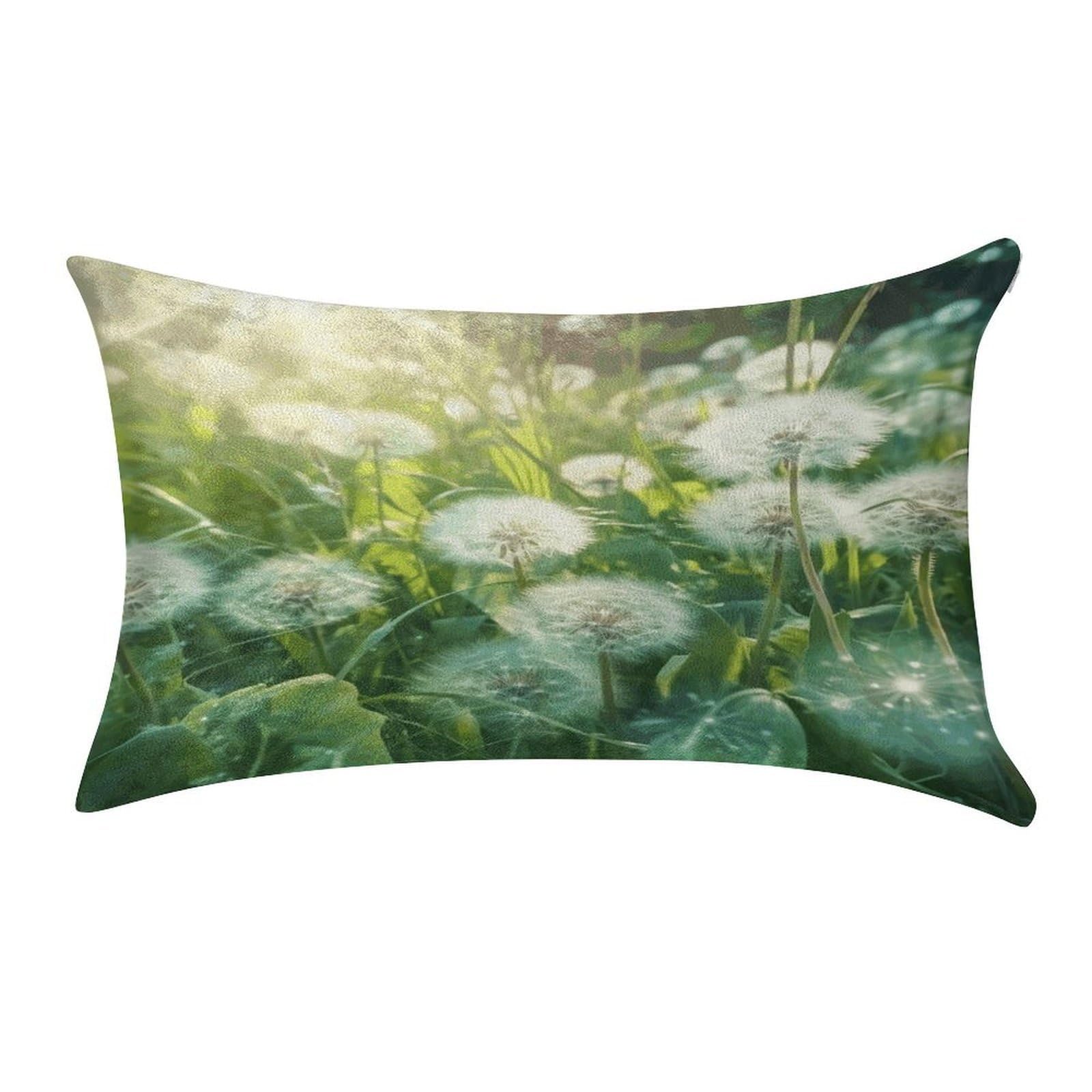 Fekiloot Style Dandelions On The Grass Pillow Covers Home Decor Pillow Cases