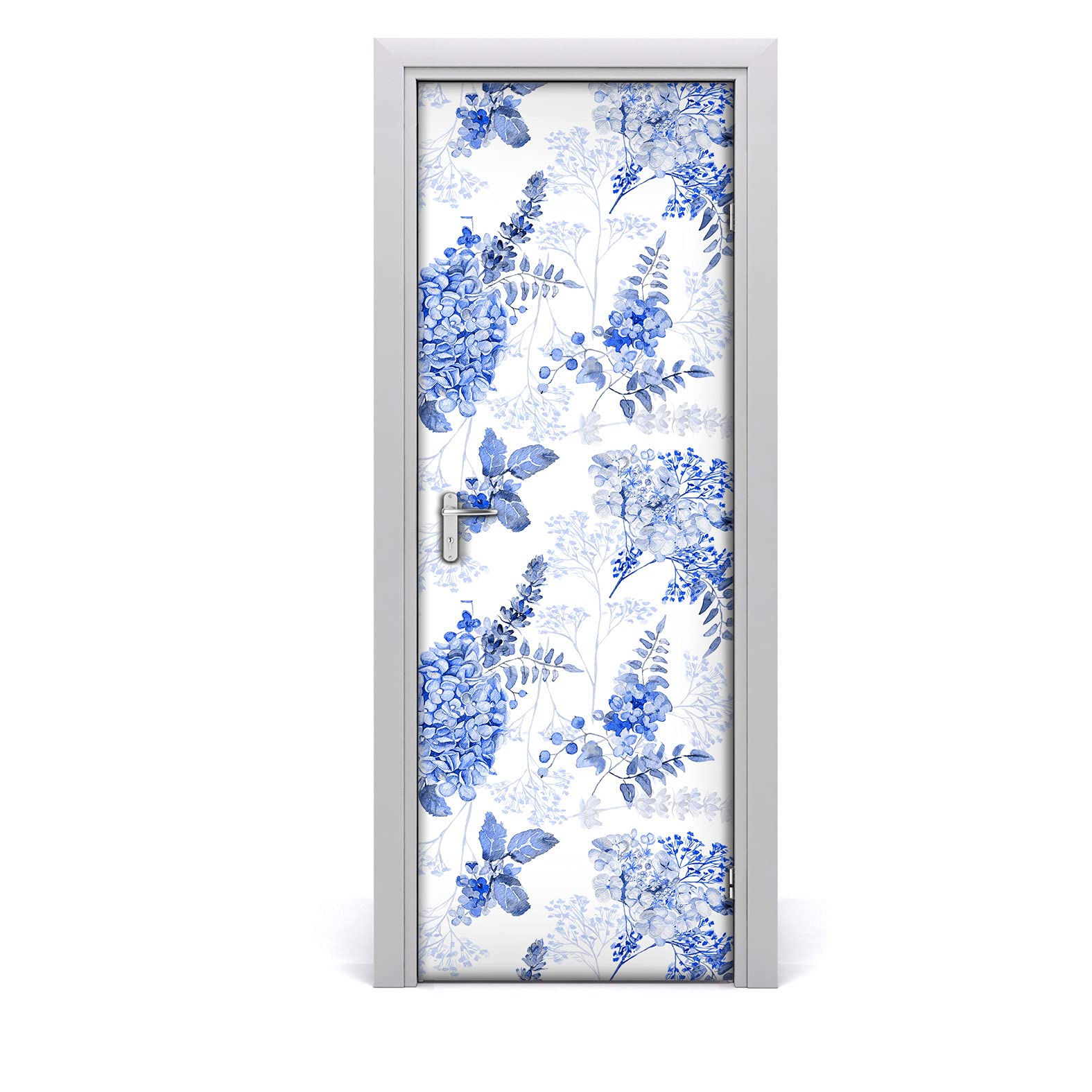 Etiquette auto-adhesive pour decoration impermeable pour la porte et papier peint sur la porte