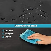 Vista 3 de Gotega Waterproof Rubber Vinyl Apron Adjustable Dishwasher Apron - Apron for Women Men Heavy Duty Work Apron