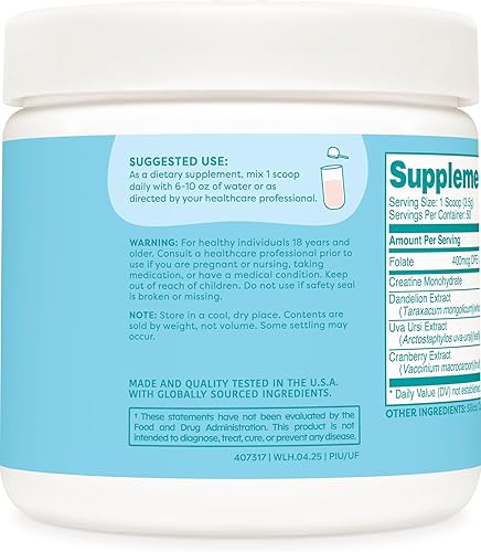 Miniatura 48 de Wellah Creatina para mujer - Monohidrato de creatina con diente de león y extracto de arándano (50 porciones, sandía granizado)